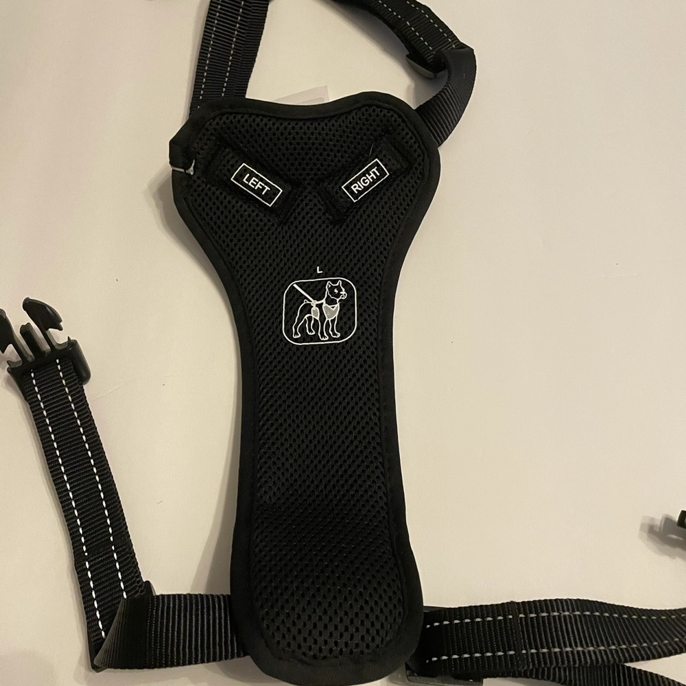Large Pet Harness black